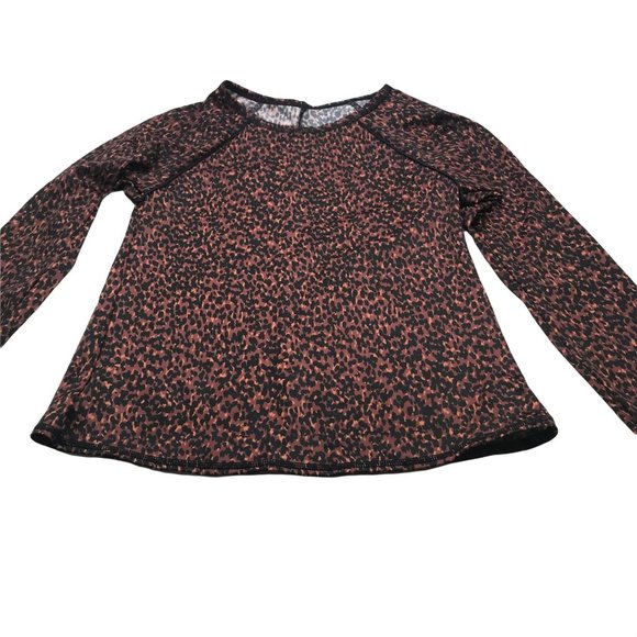 All In Motion Women's Long Sleeve Swim Rash Guard Top Animal Print Small 4-6 New - Picture 1 of 13